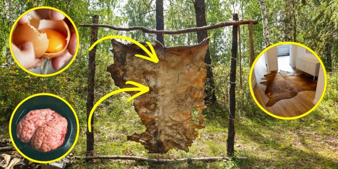 I Tanned a Hide With Nothing but Eggs and Animal Brain