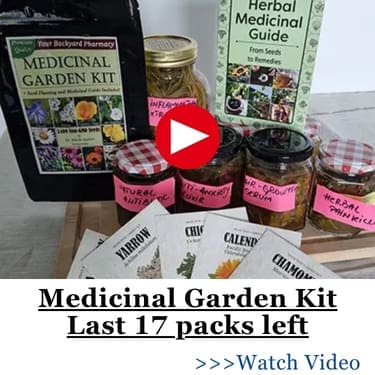 Medicinal garden kit the last 17 packs left