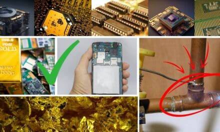 Recycling Gold and Copper from Electronics