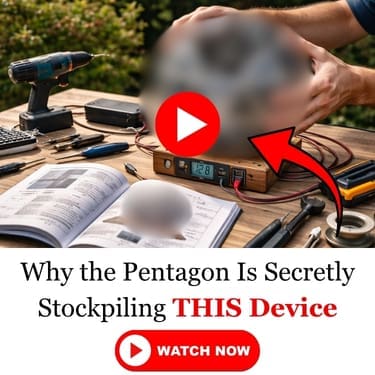 Why the Pentagon Is Secretly Stockpiling THIS Device A workbench with a power drill, an open manual, electronic devices, and a person's hands working