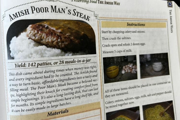 The Amish Ways Book recipe