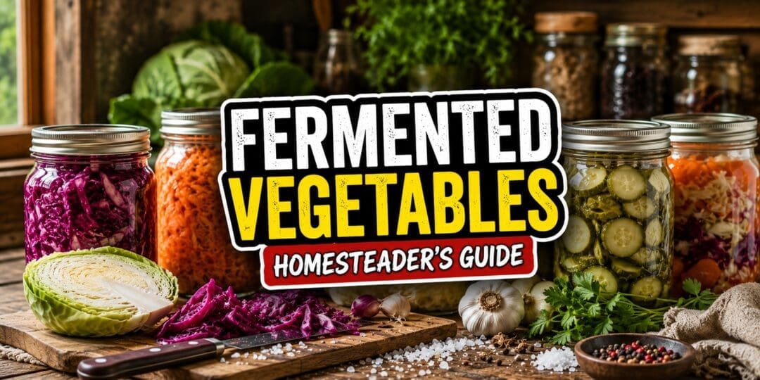 Fermented Vegetables – A Complete Homesteader’s Guide to Lacto-Fermentation