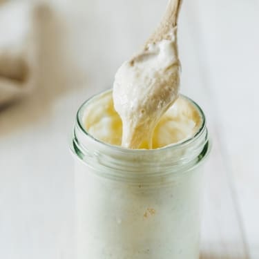 Jar of Sourdough Starter