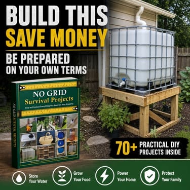 Build this water storage device and save money