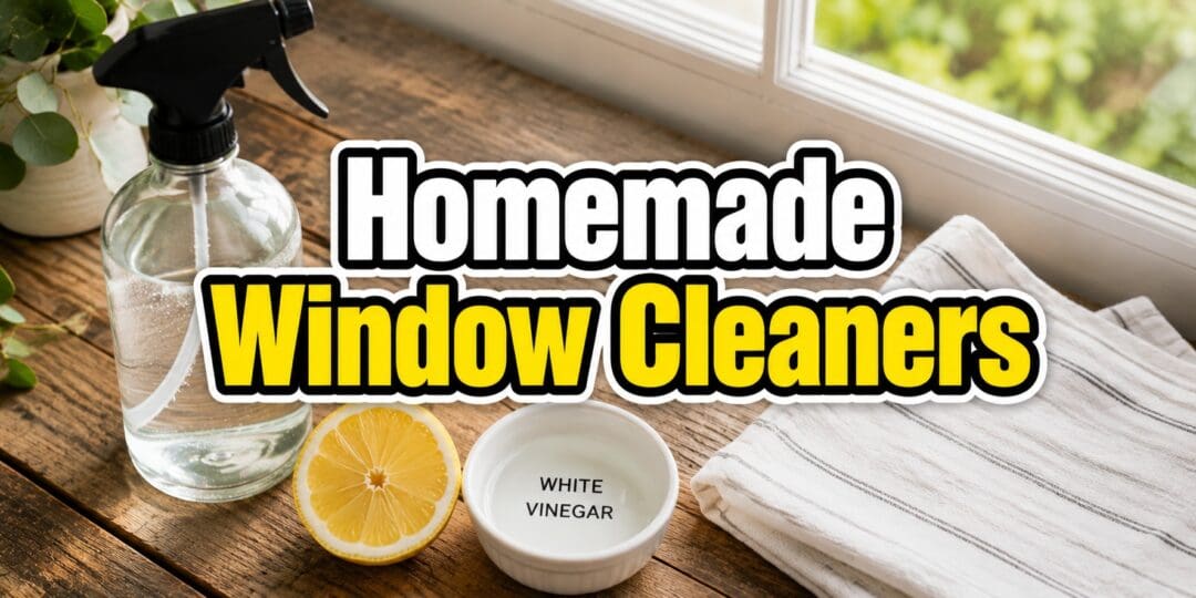 Homemade Window Cleaner: Simple Recipes That Actually Work