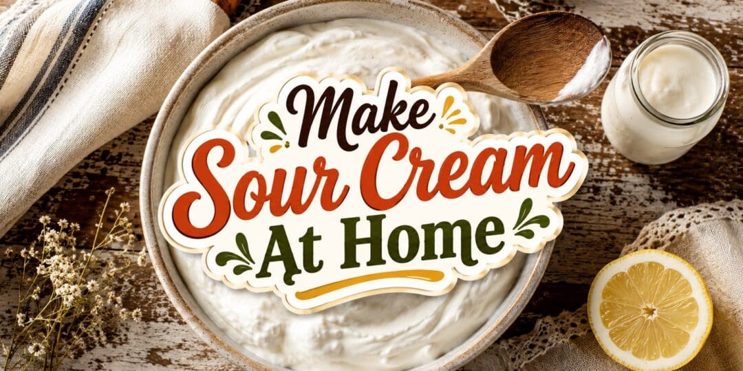 How to Make Sour Cream at Home – Simple, Reliable, and Better Than Store-Bought