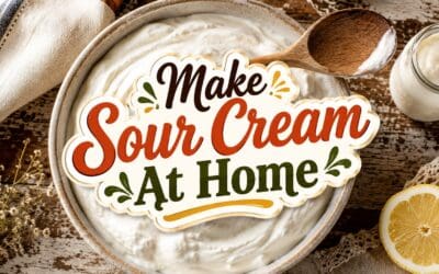 How to Make Sour Cream at Home – Simple, Reliable, and Better Than Store-Bought