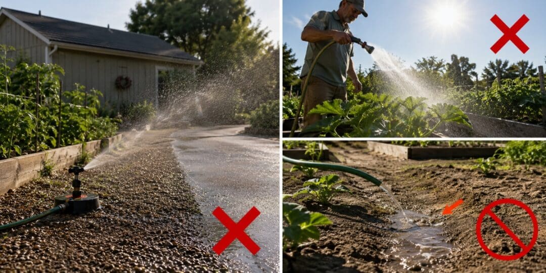 These 10 Watering Mistakes Waste 50% of Your Water
