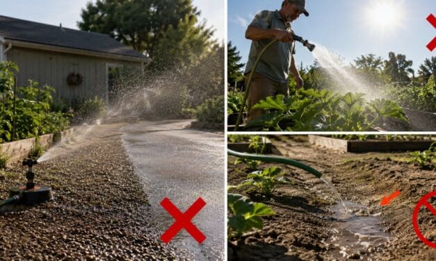These 10 Watering Mistakes Waste 50% of Your Water