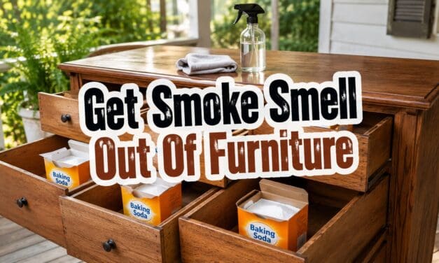 How to Get Smoke Smell Out of Wood Furniture