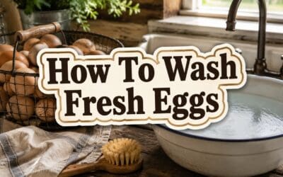 How to Wash Fresh Eggs the Right Way