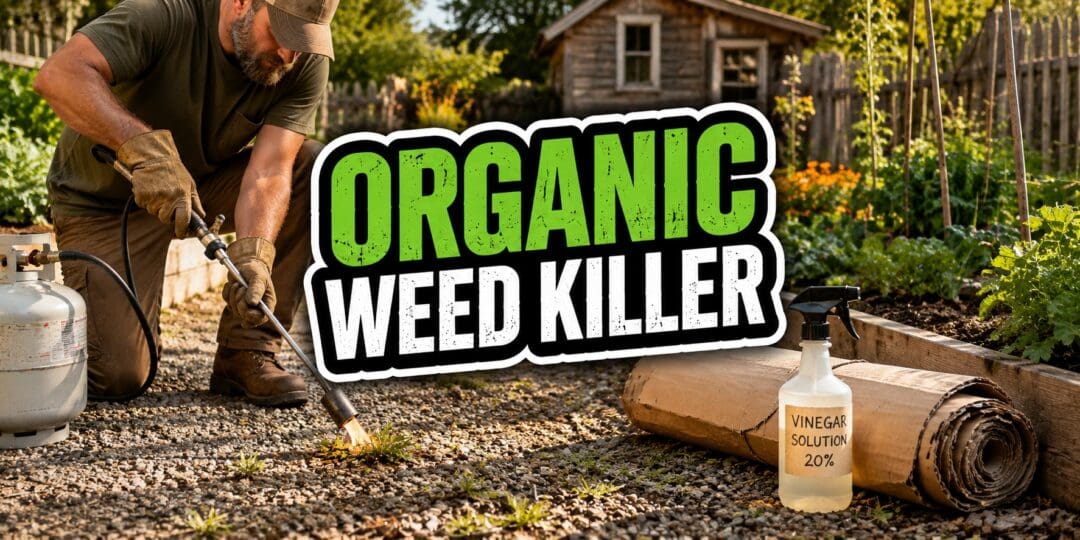 Organic Weed Killer – The Complete Guide to Every Method That Actually Works