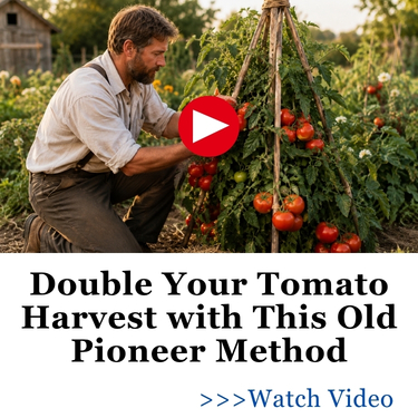 man harvesting great tomatoes Double Your Tomato Harvest with This Old Pioneer Method