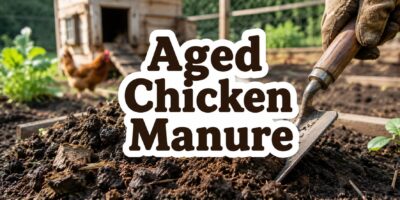 aged chicken manure