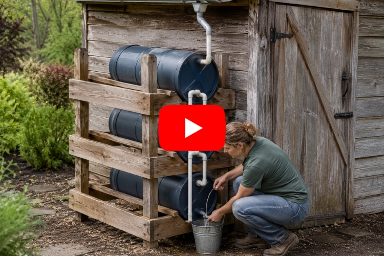 3 barrel-water-collection system