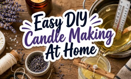 Easy DIY Candle Making at Home: A Complete Beginner’s Guide