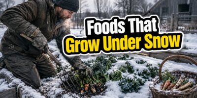 foods that grow under snow