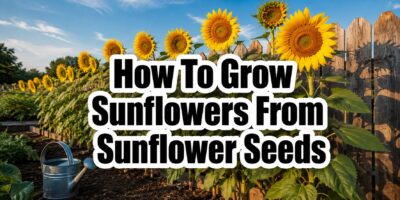 how to grow sunflowers from sunflower seeds