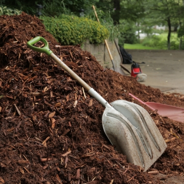 pile of mulch