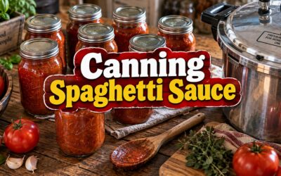 Canning Spaghetti Sauce the Safe Way: A Complete Guide