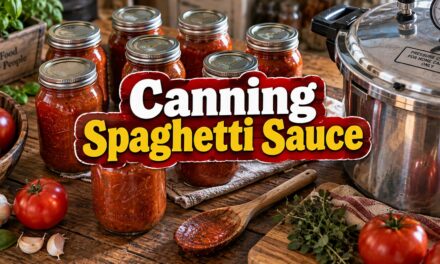 Canning Spaghetti Sauce the Safe Way: A Complete Guide