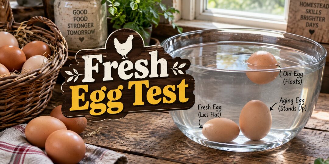 The Fresh Egg Test – A Homesteader’s Guide to Checking Egg Age