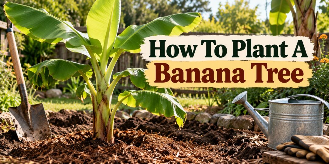 How to Plant a Banana Tree: What I Learned Growing My Own
