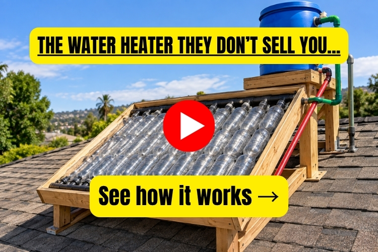 water heater made from plastic bottles DIY project 