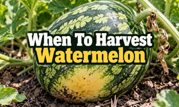 When to Harvest Watermelon: The Signs I Check Before I Ever Cut One Free