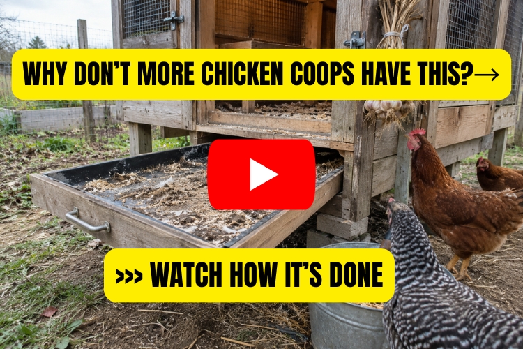self cleaning chicken coop