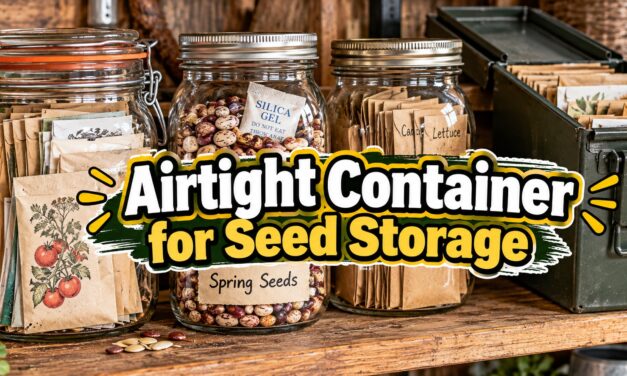 Airtight Container for Seed Storage: How I Keep My Seeds Alive for Years