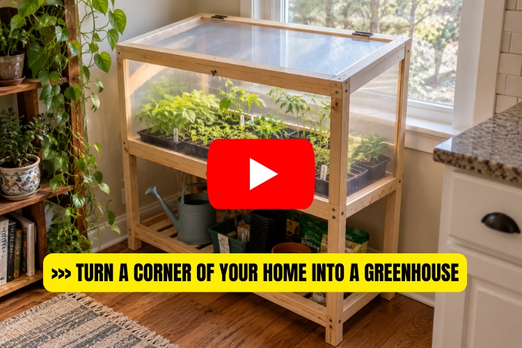 indoor-seedling-greenhouse amish greenhouse hacks