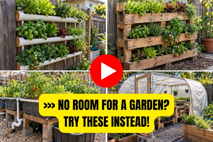 small garden setup NO ROOM FOR A GARDEN? TRY THESE INSTEAD!