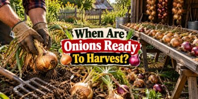 when are onions ready to harvest
