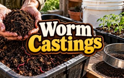 Worm Castings – How I Use This Homestead Black Gold in Beds, Pots, and Seed Trays